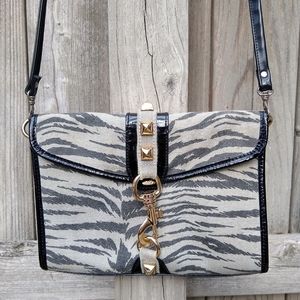 Betsy Johnson Pink Zebra Bag